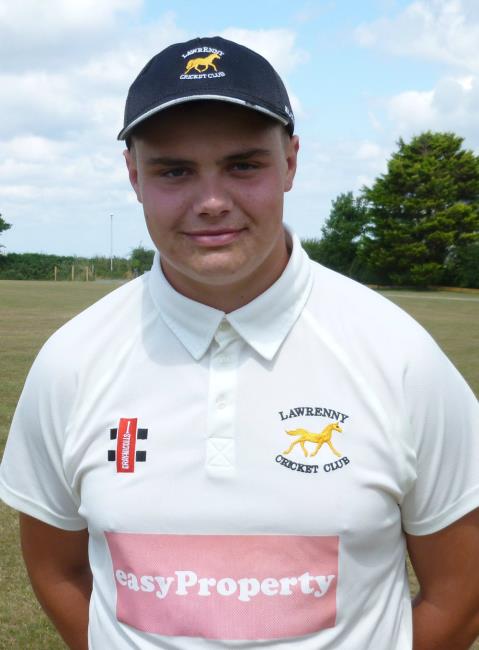 Ryan Morton scored a terrific 100 not out for Lawrenny